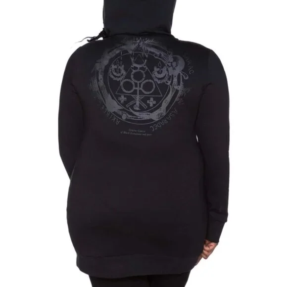 Killstar Elysian Fields Plus Size Hoodie Dress 4XL NEW WITH TAGS - Picture 2 of 2